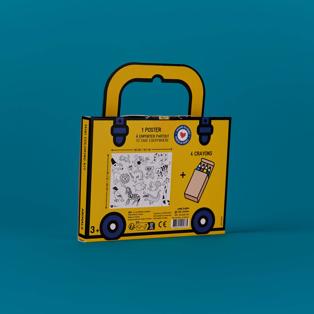 MINI POCKET COLORING ANIMALS