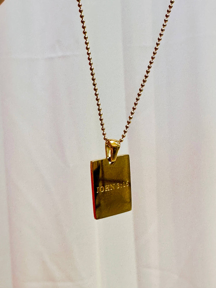 "John 3:16" Empowerment Necklace