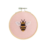 Bee Mini Cross Stitch Kit