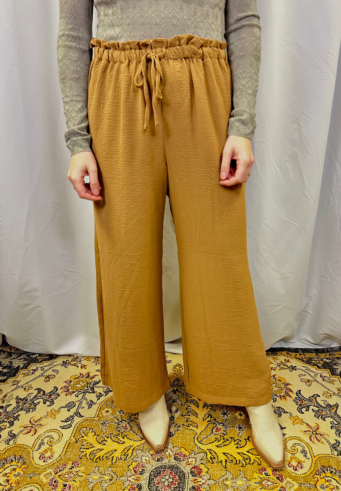 Paperbag Wide Leg Pant