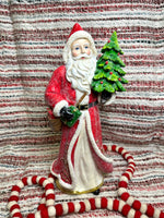 12" Santa with Tree