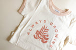 Always Growing Kids Graphic T-Shirt, Casual T-Shirt