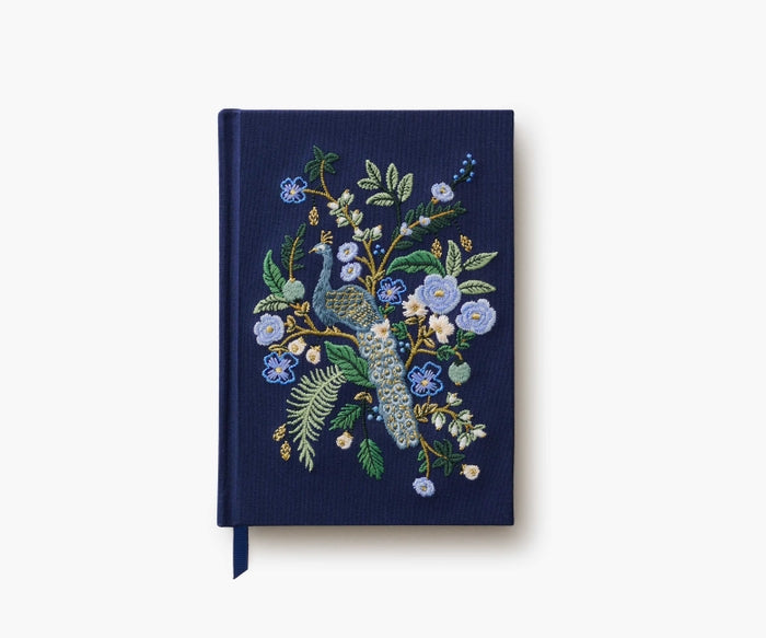 Peacock Embroidered Journal