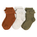 Roadtrip Lace Midi Sock 3-Pack