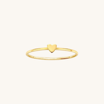 Heart Gold Filled Stackable Ring